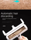 Easy one-hand pet hair remover